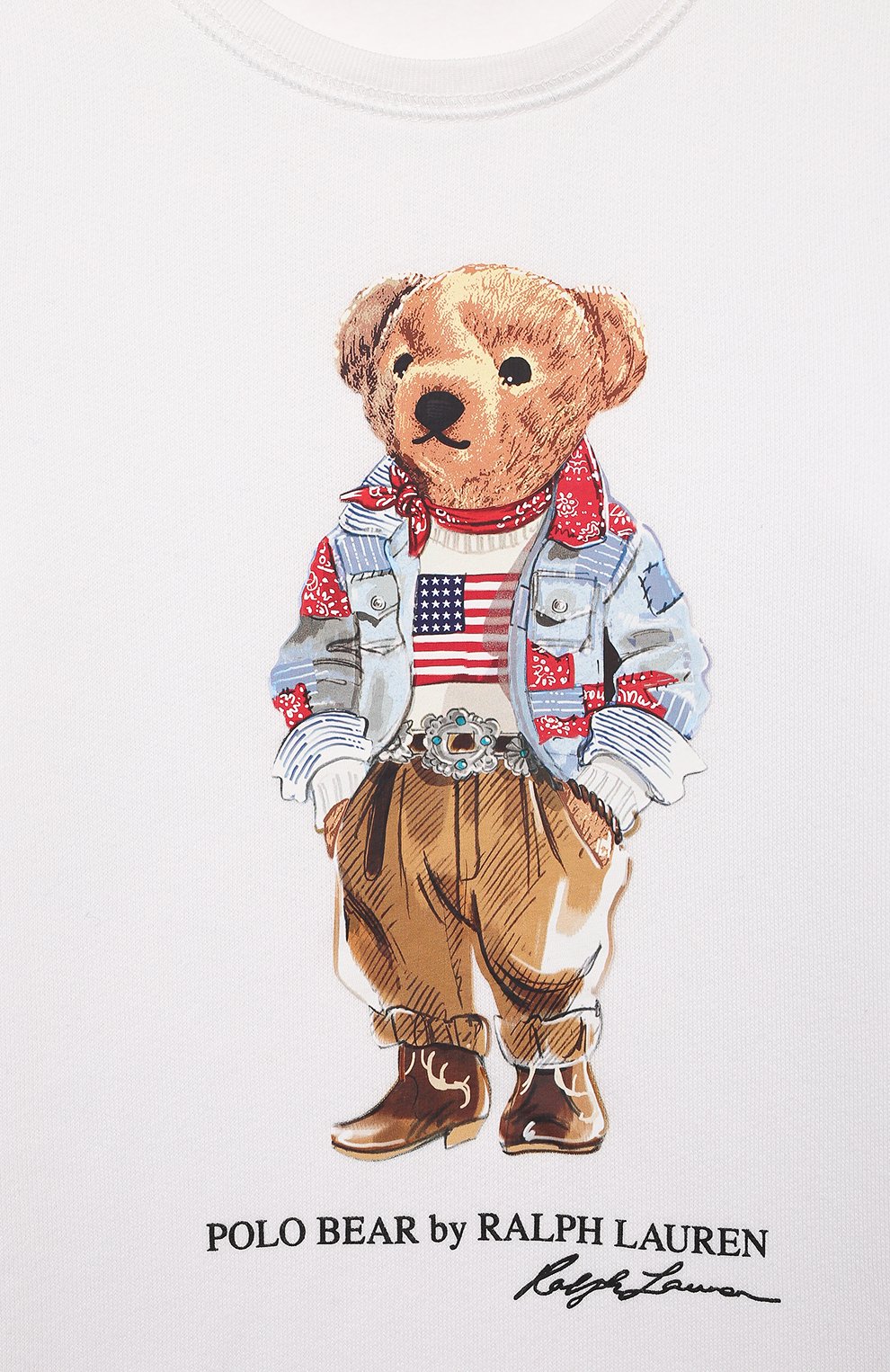 Хлопковый свитшот POLO RALPH LAUREN, арт. 311850652, фото 3