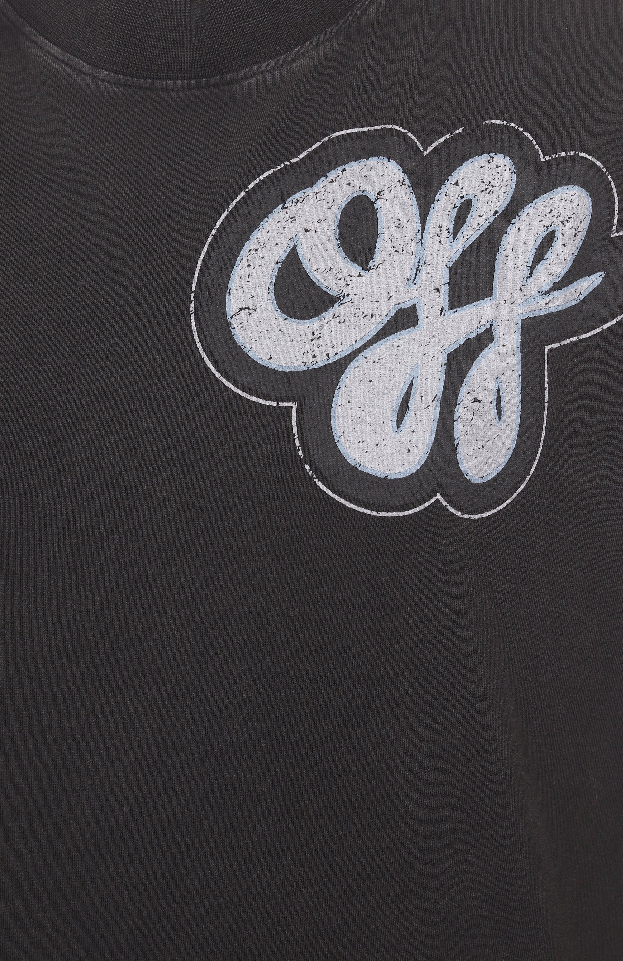 Хлопковая футболка OFF-WHITE, арт. 0WAA134S25JER003, фото 6