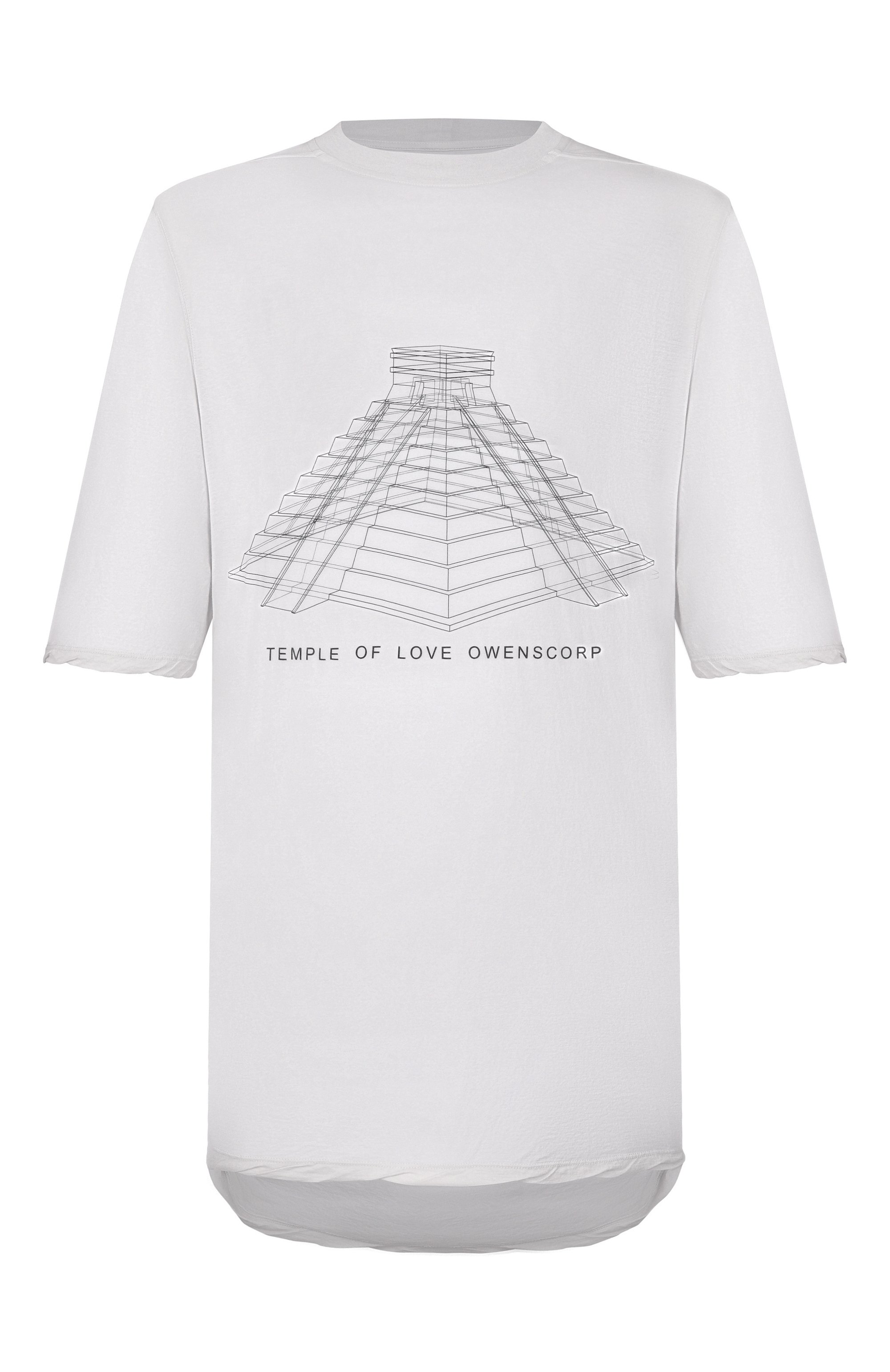 Хлопковая футболка RICK OWENS, арт. RR01F2208/BHEP16, фото 1