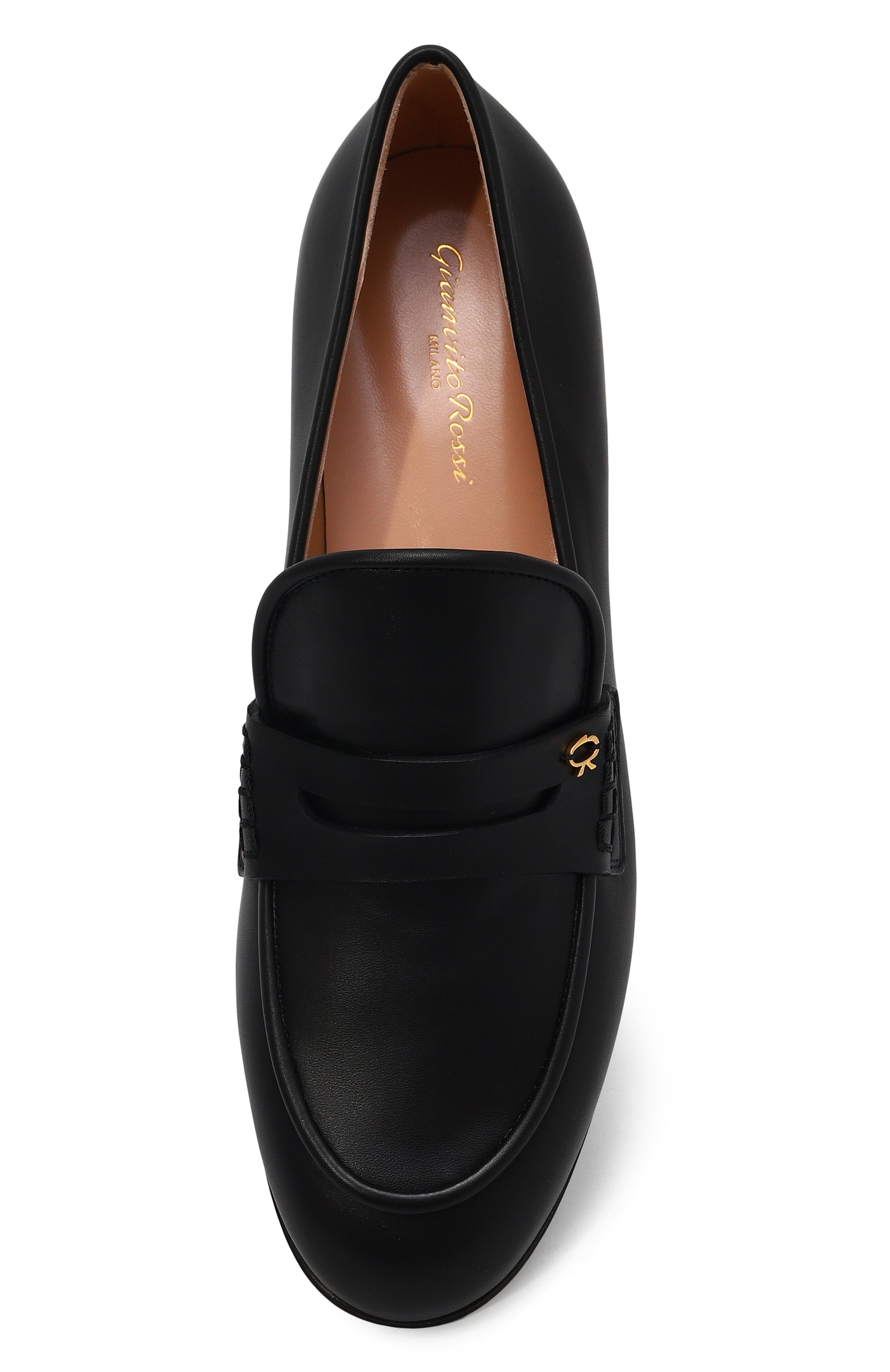 Кожаные лоферы GIANVITO ROSSI, арт. G25378.51CU0.VGINER0, фото 6