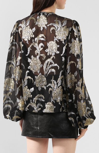 Блузка SAINT LAURENT, арт. 587211/Y740V, фото 4