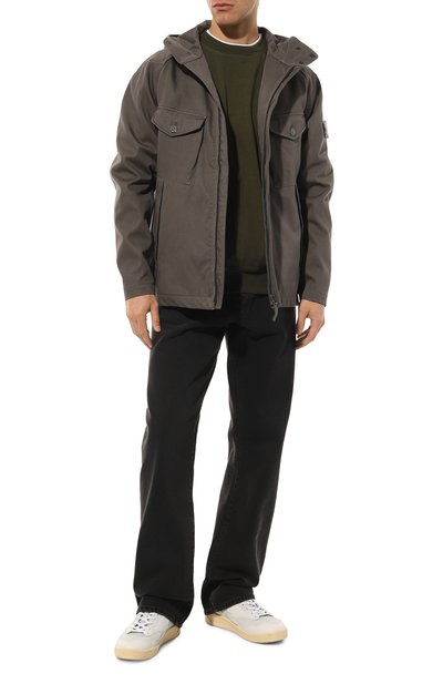 Шерстяная куртка STONE ISLAND серого цвета по цене 136500 руб., арт. 7315441F1, фото 2 Шерстяная куртка STONE ISLAND, арт. 7315441F1, фото 2