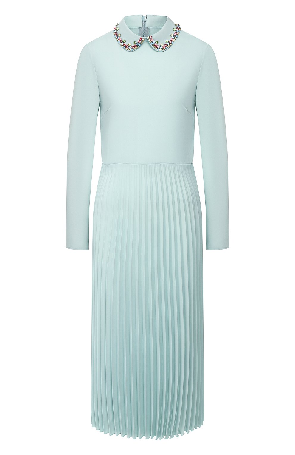 Платье-миди REDVALENTINO бирюзового цвета по цене 69550 руб., арт. SR3VAF27/49G, фото 1 Платье-миди REDVALENTINO, арт. SR3VAF27/49G, фото 1