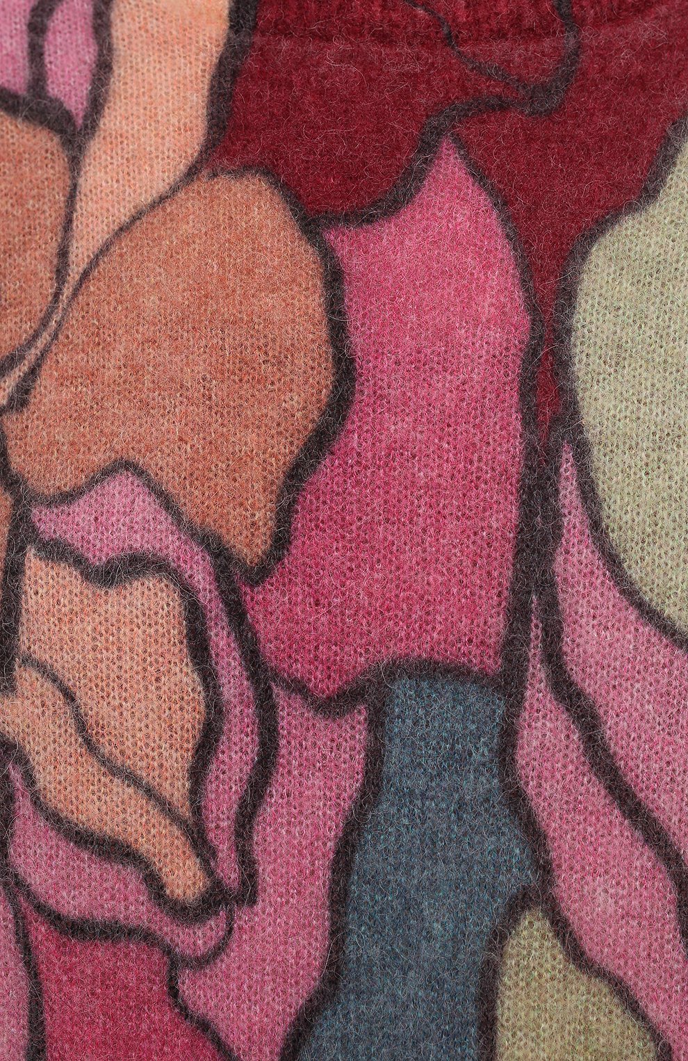 Шерстяной пуловер DRIES VAN NOTEN розового цвета по цене 69950 руб., арт. 212-031238-3720, фото 5 Шерстяной пуловер DRIES VAN NOTEN, арт. 212-031238-3720, фото 5