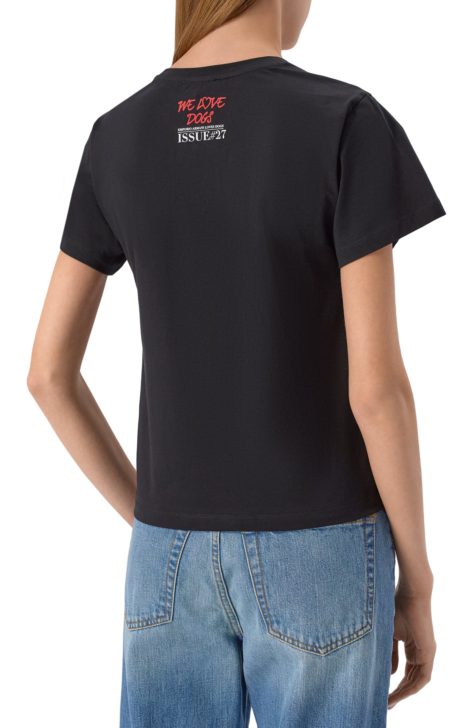 Хлопковая футболка EMPORIO ARMANI, арт. EW000895/AF12571, фото 4