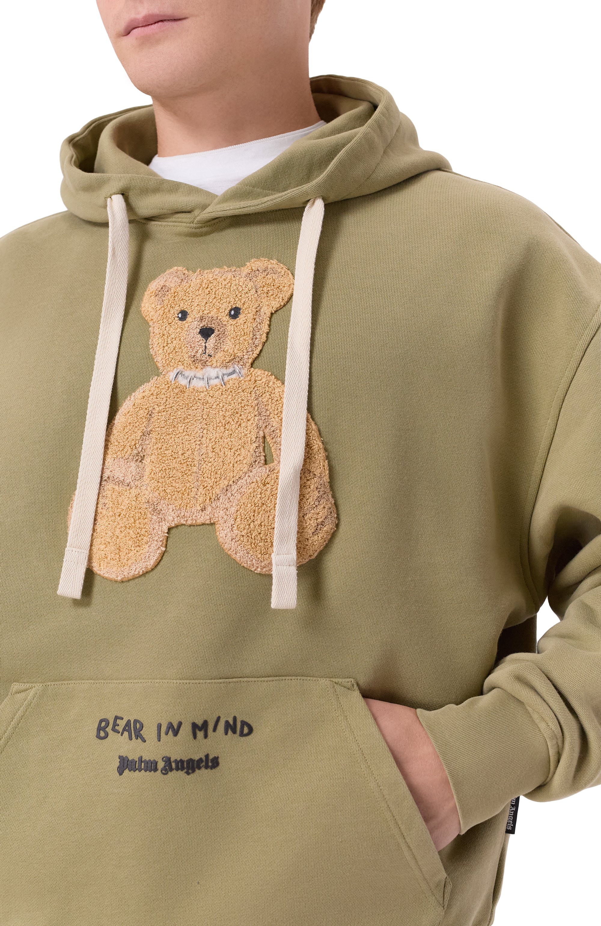 Хлопковое худи PALM ANGELS, арт. PMBB17DF25FLE004, фото 5