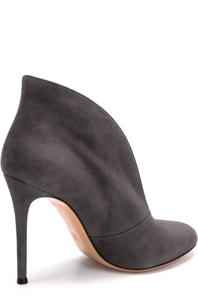 Замшевые ботильоны vamp GIANVITO ROSSI, арт. G29450.15RIC.CAS, фото 4