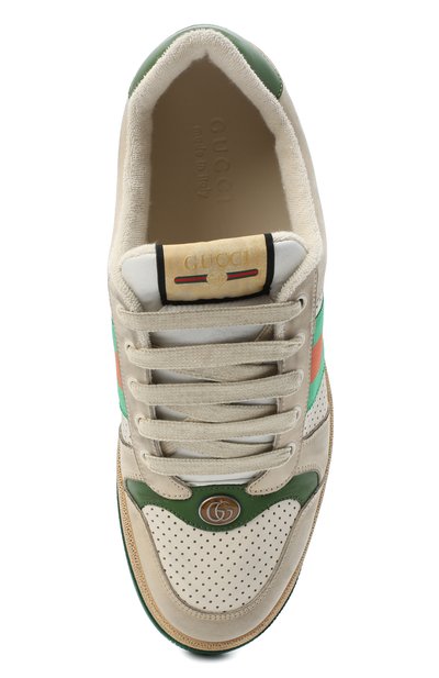 Кожаные кеды screener GUCCI, арт. 546163/0YI20, фото 5