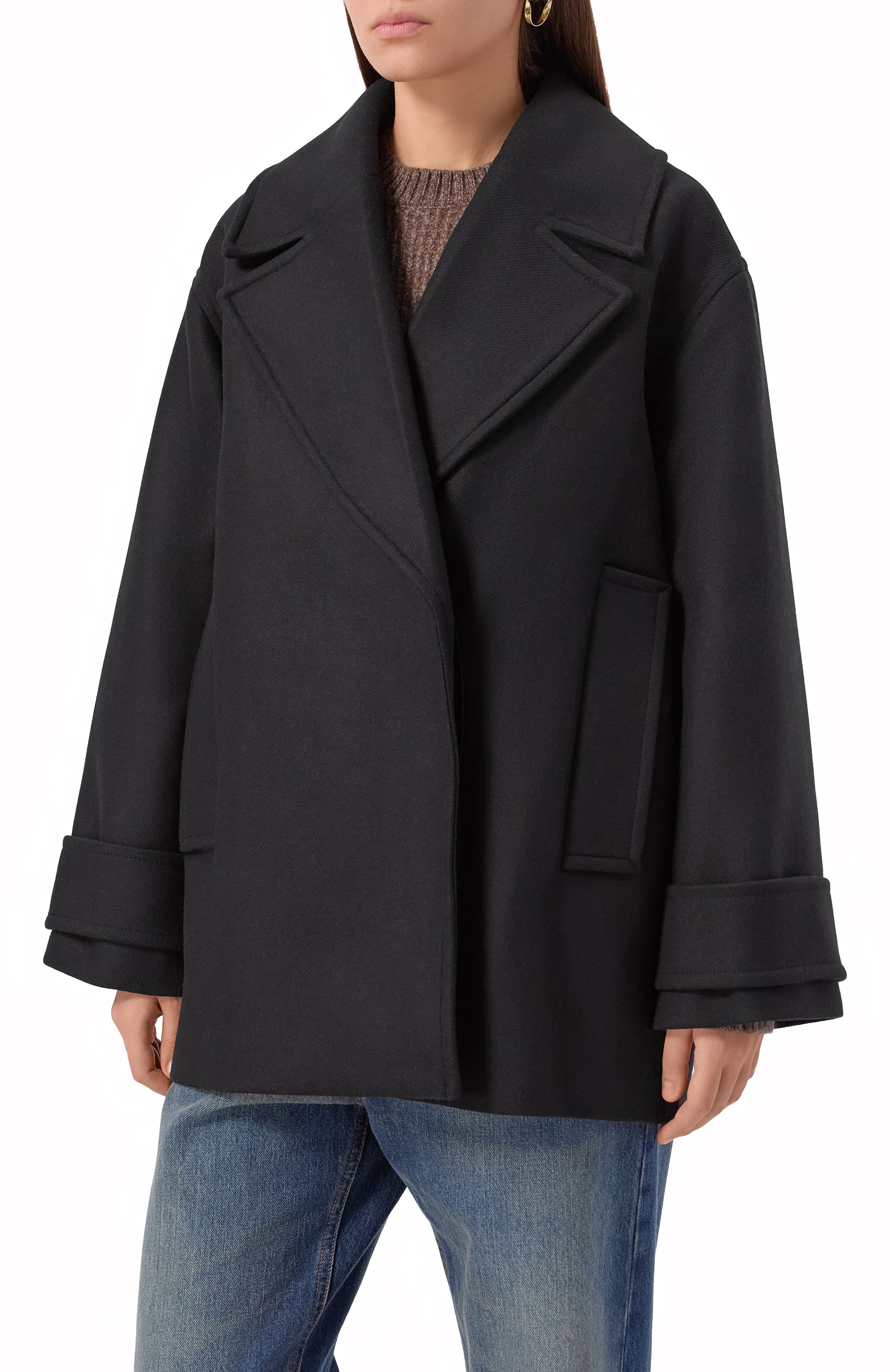 Полупальто из шерсти и кашемира IVY OAK, арт. I0111161/CARLY_, фото 3