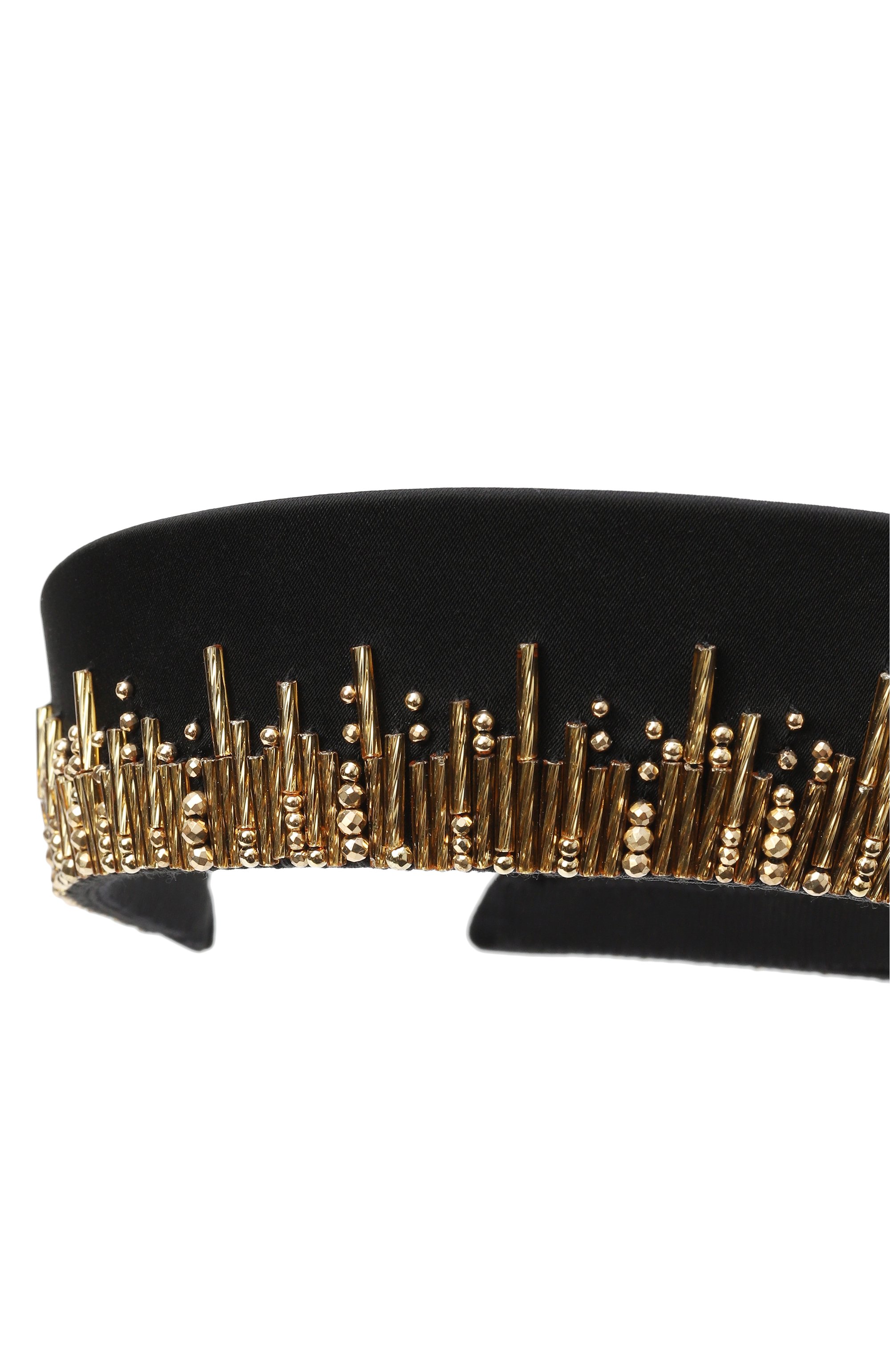 Кокошник PANFIL черного цвета по цене 30000 руб., арт. 0-KOK-GST, фото 3 Кокошник PANFIL, арт. 0-KOK-GST, фото 3