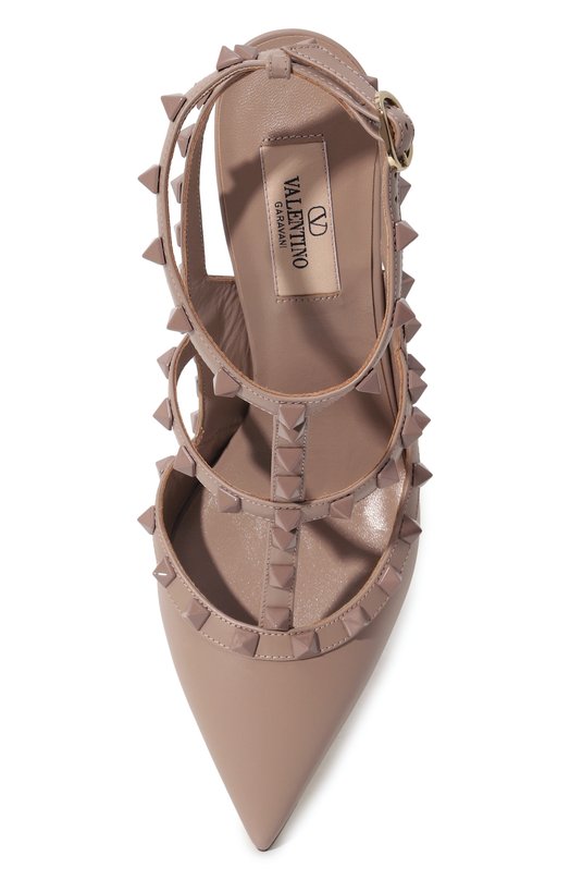 фото Кожаные туфли rockstud valentino