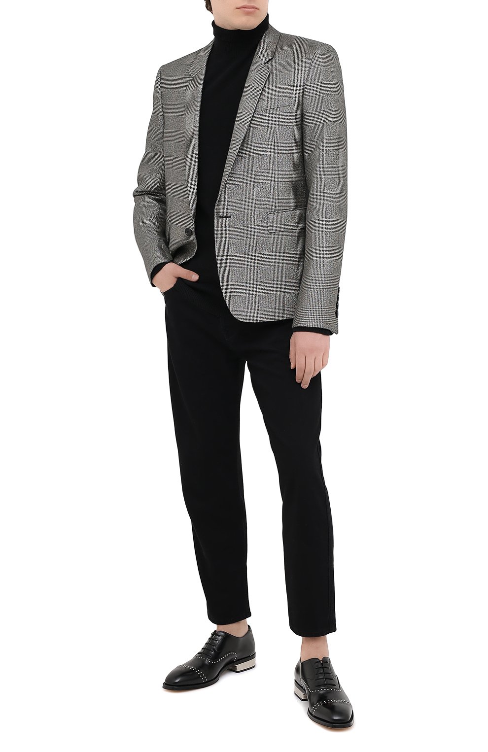 Пиджак из шерсти и вискозы SAINT LAURENT, арт. 600331/Y1B55, фото 2