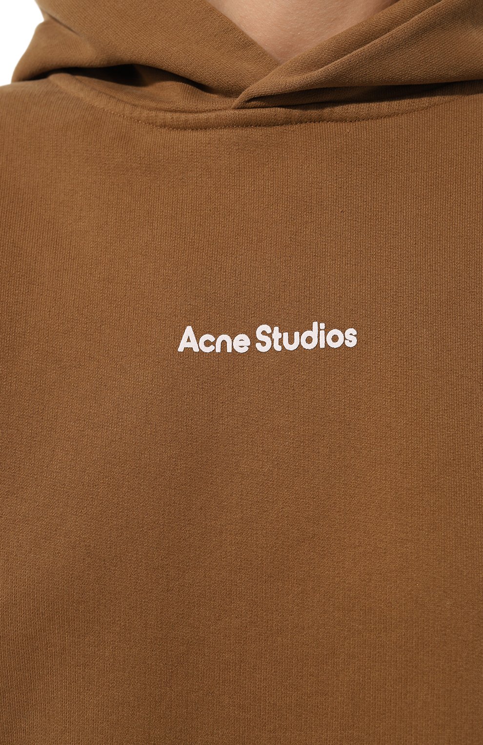 Хлопковое худи ACNE STUDIOS коричневого цвета по цене 53250 руб., арт. FN-WN-SWEA000235, фото 5 Хлопковое худи ACNE STUDIOS, арт. FN-WN-SWEA000235, фото 5