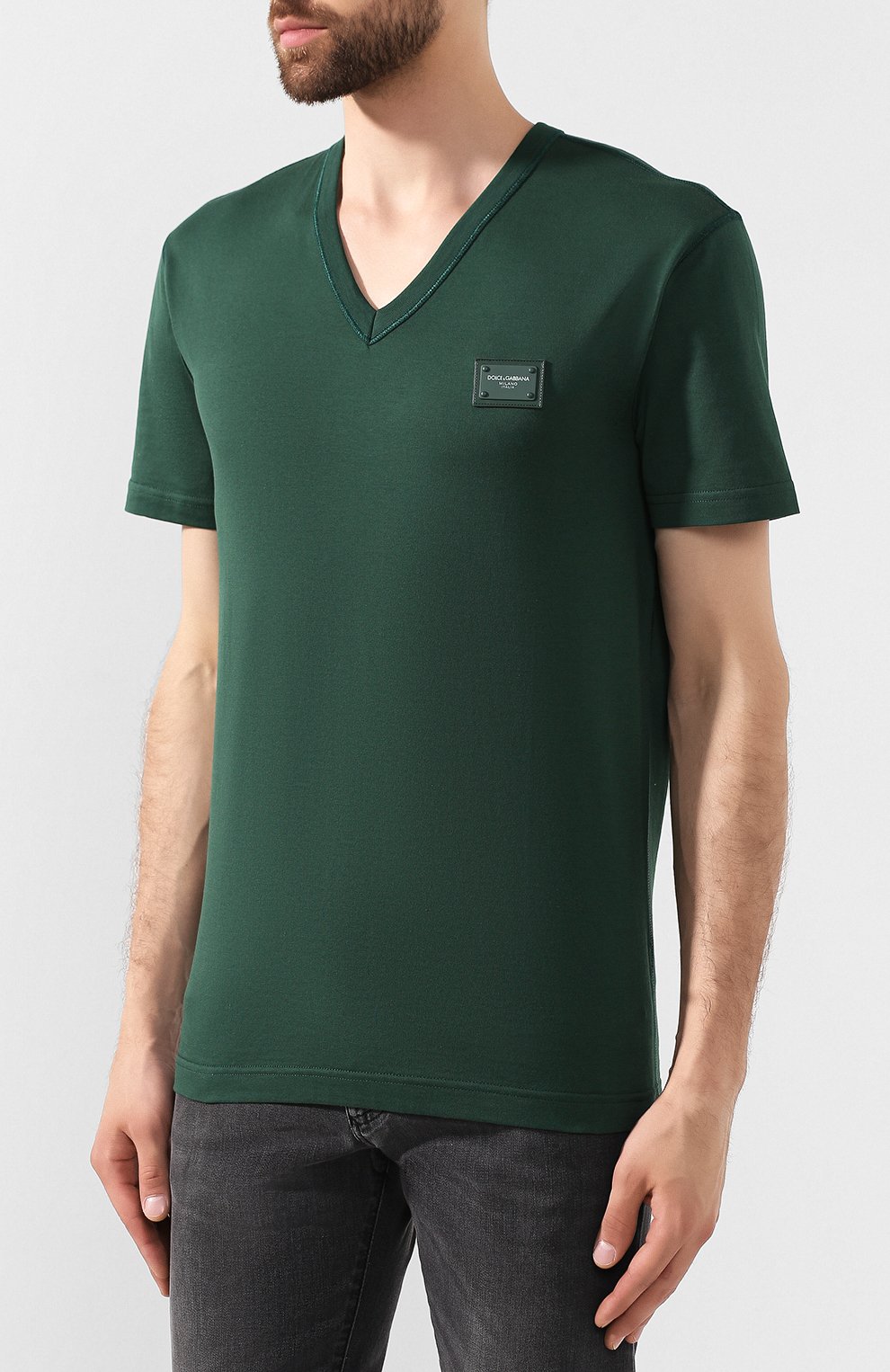 Хлопковая футболка DOLCE & GABBANA, арт. G8KK0T/FU7EQ, фото 3