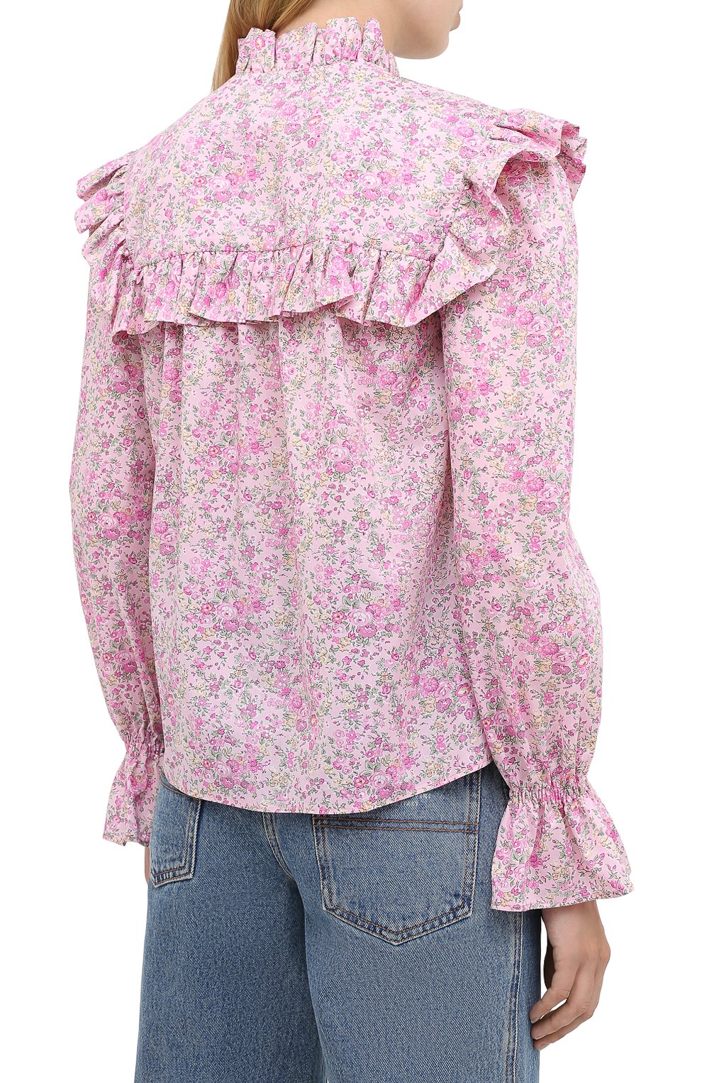 Хлопковая блузка PHILOSOPHY DI LORENZO SERAFINI, арт. J0231/5748, фото 4