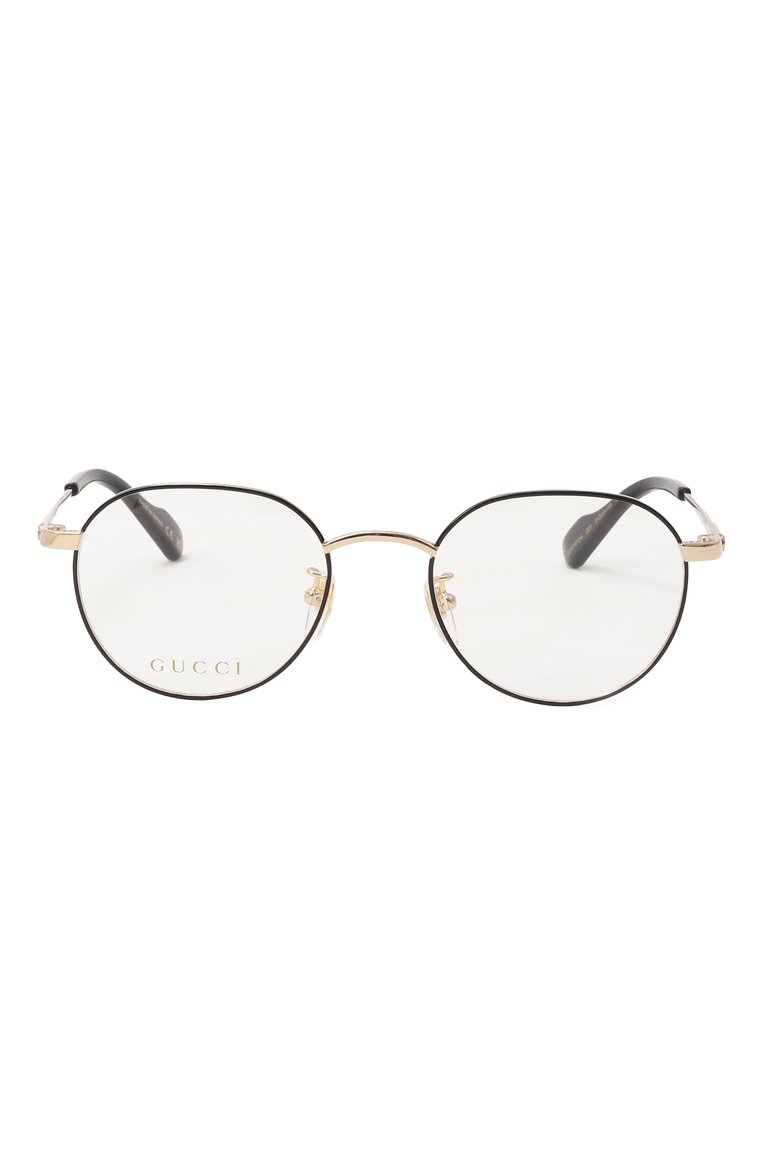 Женские оправа GUCCI черного цвета, арт. GG17470A 001 | Фото 3 (Нос: Не про�ставлено; Региональные ограничения белый список (Axapta Mercury): Не проставлено; Материал: Металл; Тип очков: Оправа; Оптика Гендер: оптика-женское; Очки форма: Круглые)