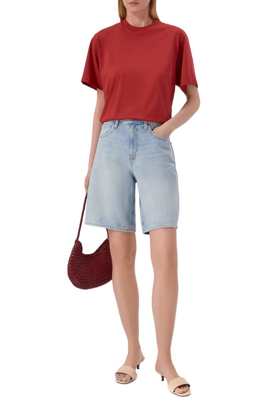 Джинсовые шорты Faye Paige 1L22028-C965 Голубой  1L22028-C965 Фото 2