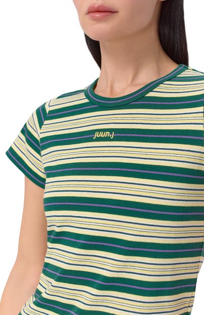 Хлопковая футболка JUUN.J, арт. JW6242W01, фото 5