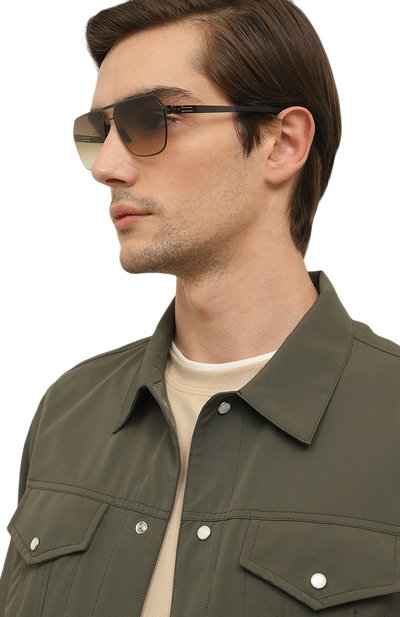 Солнцезащитные очки IC! BERLIN, арт. IB-B0RIS N GUNMETAL BLACK BR0WNSAND FLEX, фото 2