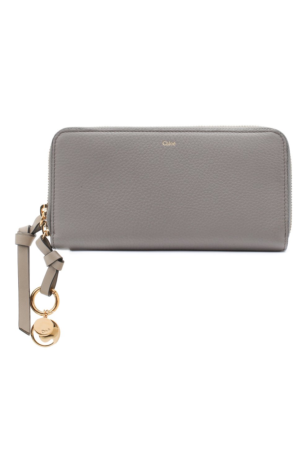 Кожаный кошелек alphabet CHLOÉ серого цвета по цене 67600 руб., арт. CHC17AP941H9Q, фото 1 Кожаный кошелек alphabet CHLOÉ, арт. CHC17AP941H9Q, фото 1