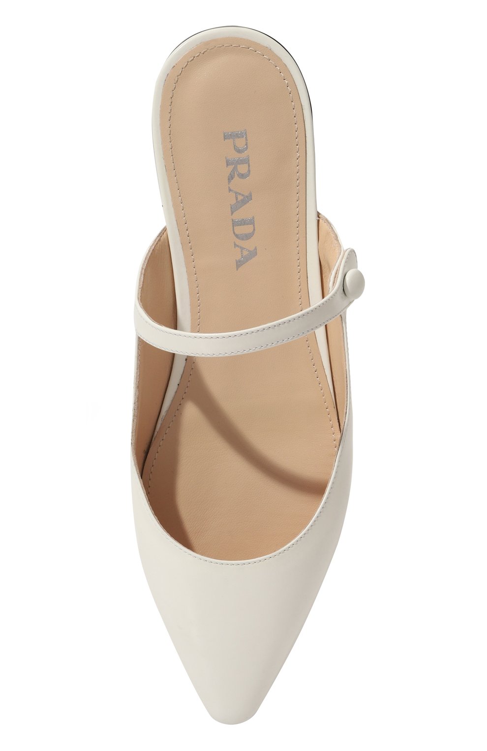 Кожаные сабо PRADA, арт. 1F534L-055-F0009-015, фото 6