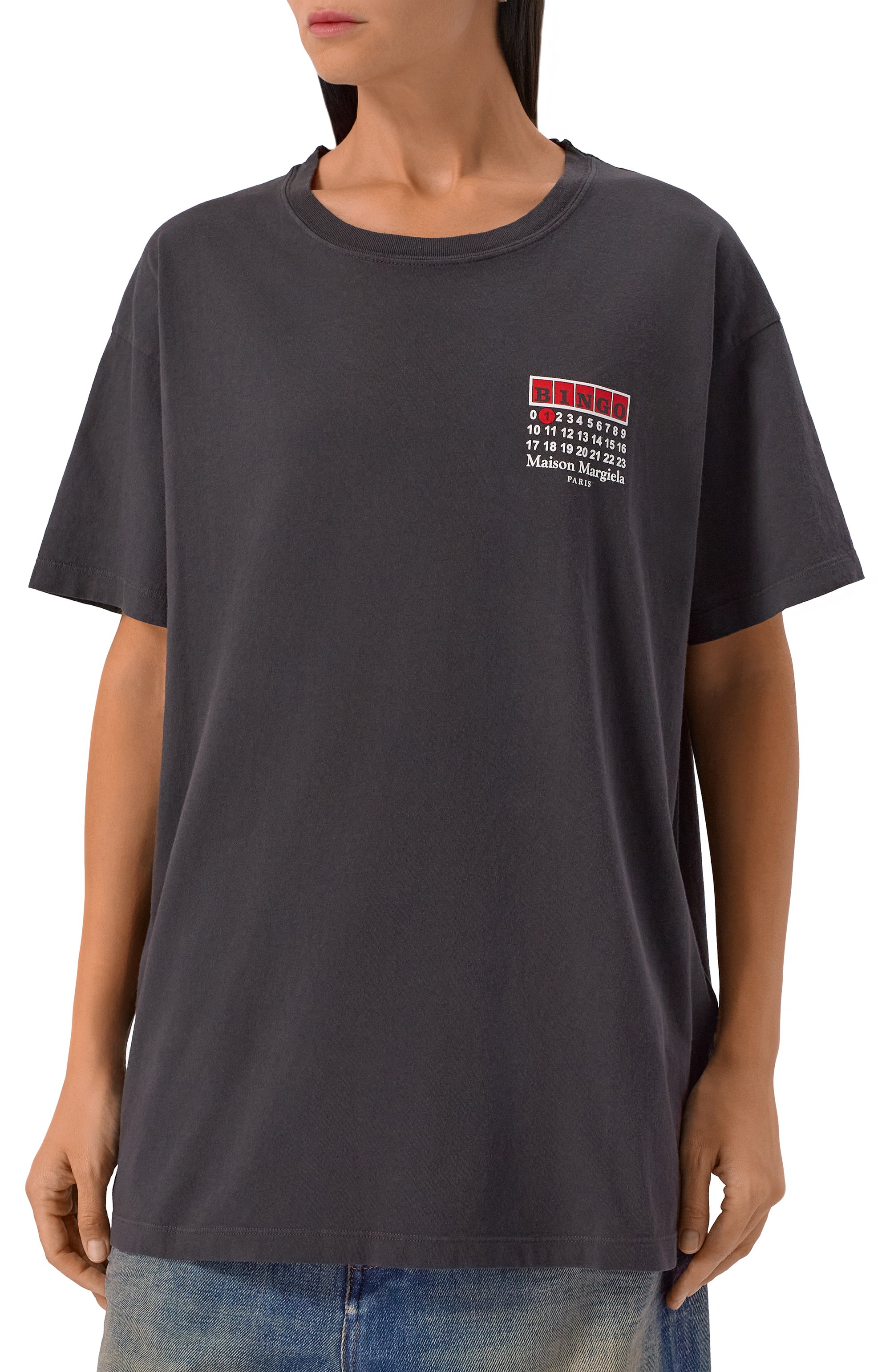 Хлопковая футболка MAISON MARGIELA, арт. S51GC0537/S24575, фото 3