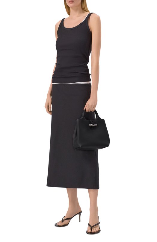 Сумка Le Roseau small Longchamp 10273HFP/HFP Чёрный  10273HFP/HFP Фото 3