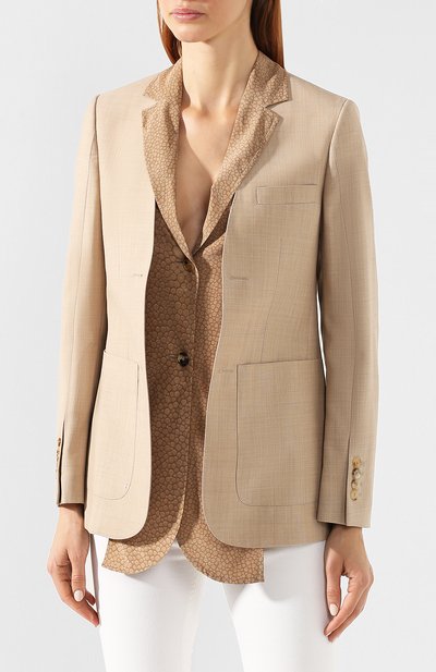 Шерстяной жакет BURBERRY, арт. 4562618, фото 3
