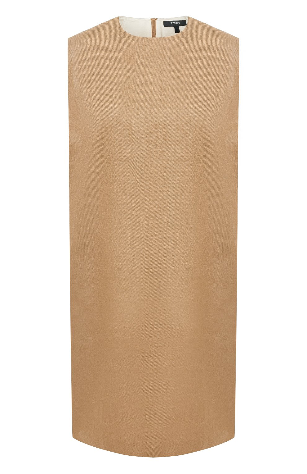 Платье прямого кроя THEORY коричневого цвета по цене 31550 руб., арт. J0307615, фото 1 Платье прямого кроя THEORY, арт. J0307615, фото 1