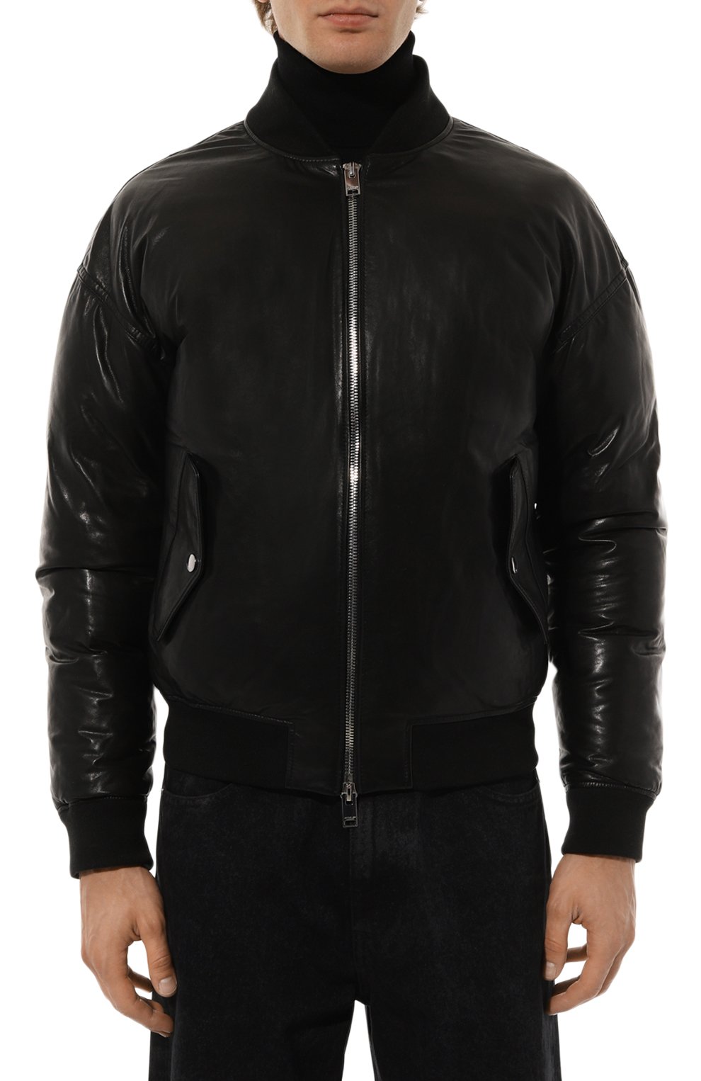 Кожаный бомбер JACOB LEE, арт. MLJ069AW24GB, фото 7