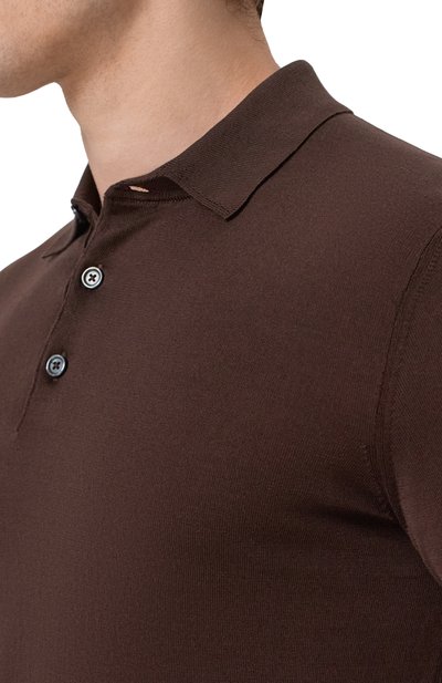 Хлопковое поло ANDREA CAMPAGNA, арт. M5426-8061, фото 5