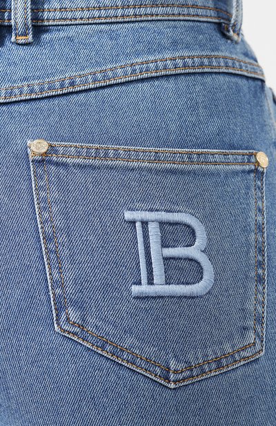 Джинсы BALMAIN голубого цвета по цене 65950 руб., арт. TF15460/D007, фото 5 Джинсы BALMAIN, арт. TF15460/D007, фото 5
