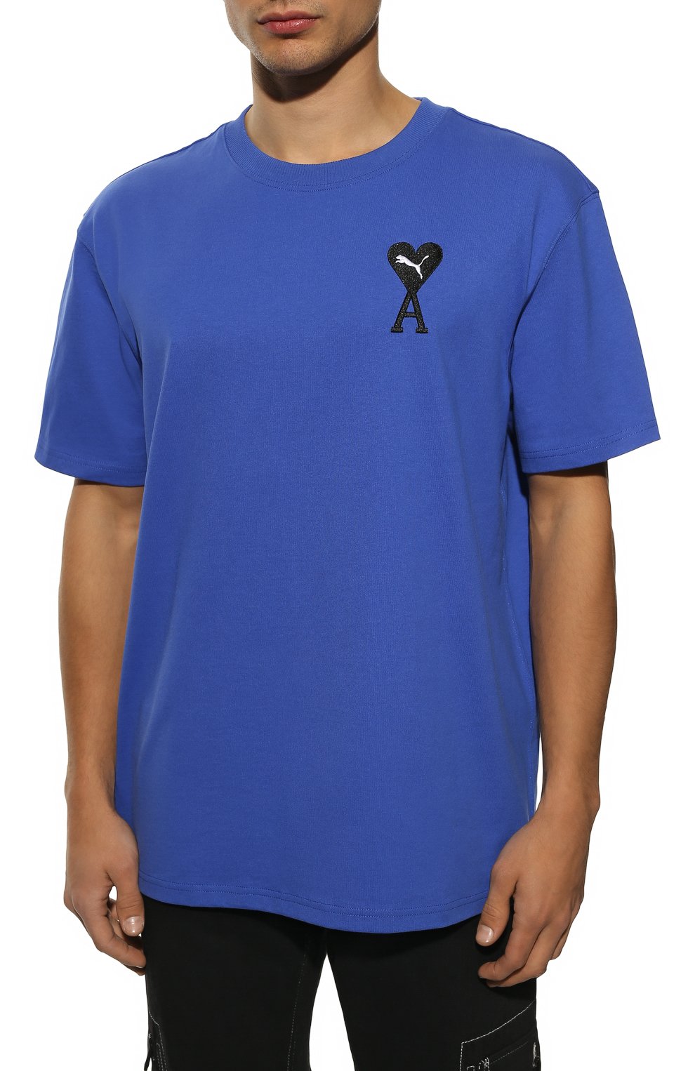 Хлопковая футболка puma x ami PUMA, арт. 53407093, фото 3