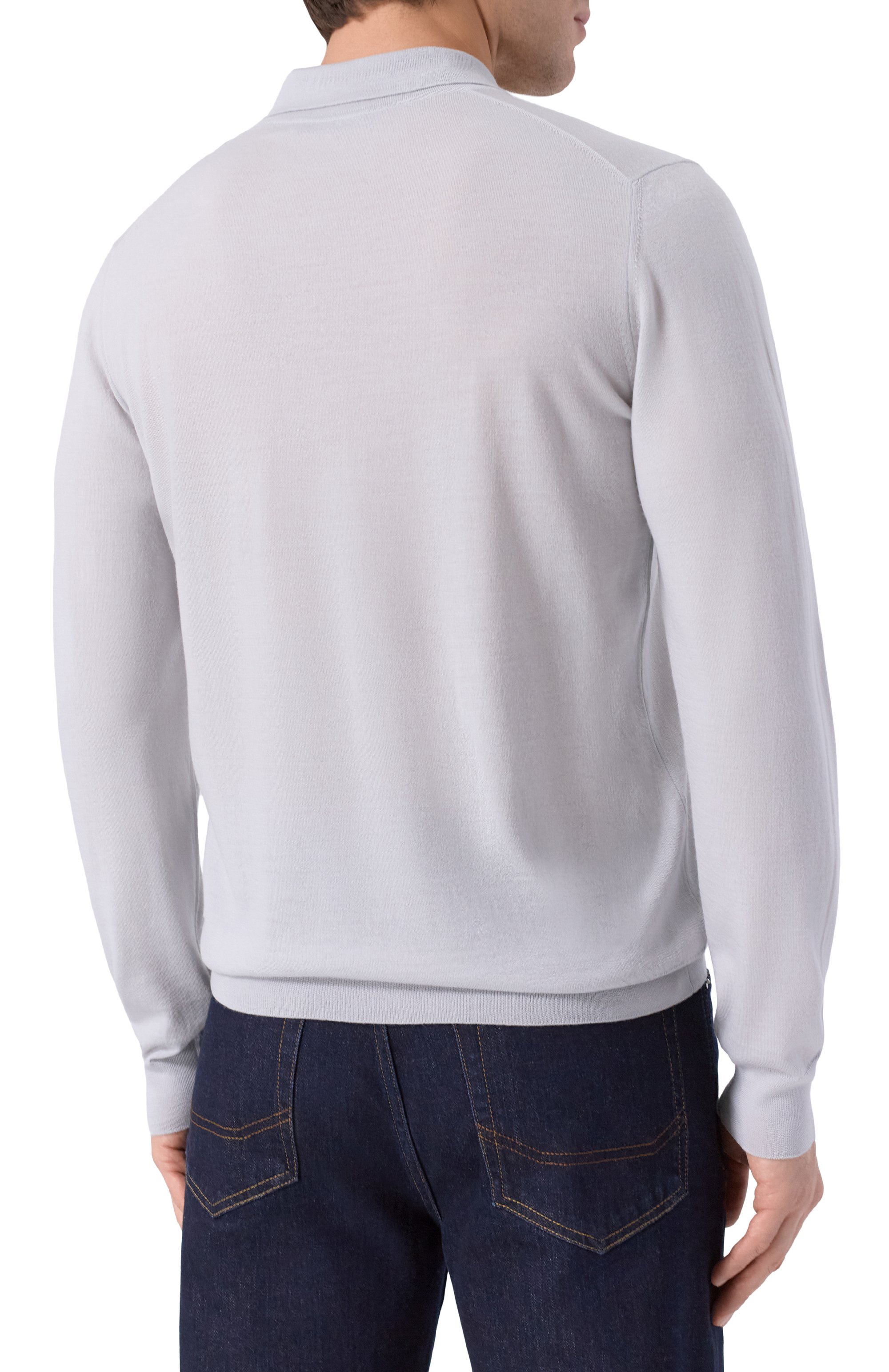 Шерстяное поло CORNELIANI, арт. 26M529-2625126, фото 4