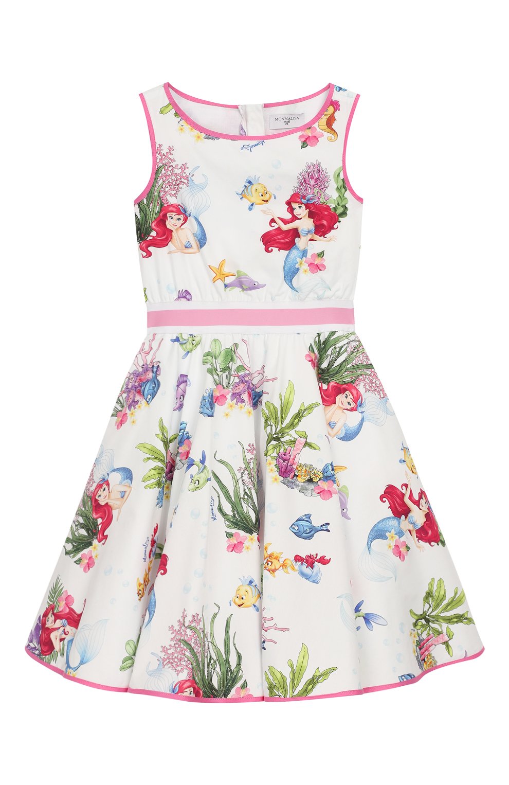 Хлопковое платье MONNALISA, арт. 113930, фото 1