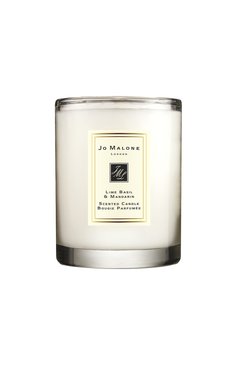 Свеча для дома lime basil & mandarin JO MALONE LONDON бесцветного цвета, арт. L71A-01 | Фото 1 (Материал внутренний: Не назначено; Региональные ограничения белый список (Axapta Mercury): Не проставлено; Нос: Не проставлено; Статус проверки: Проверена категория; Ограничения доставки: flammable)