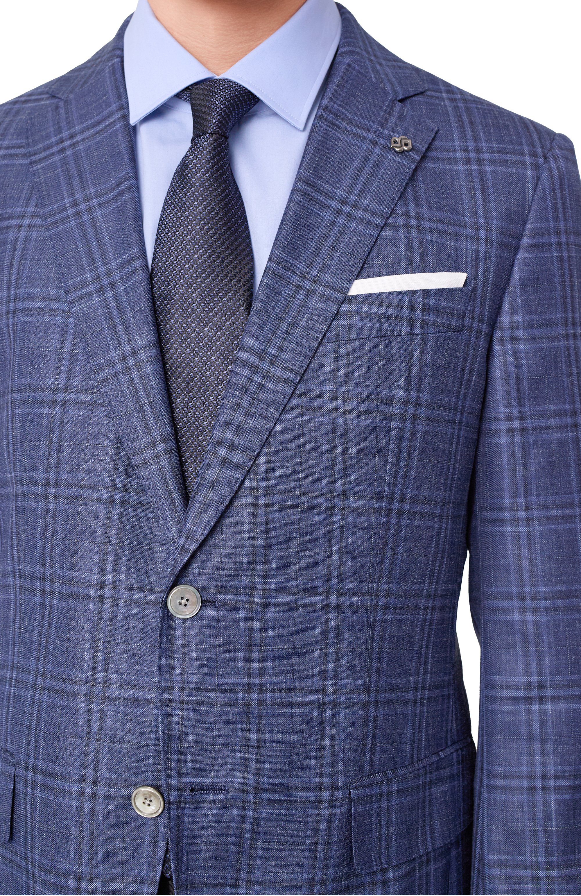 Пиджак из шерсти и шелка BOSS, арт. 50535385, фото 7