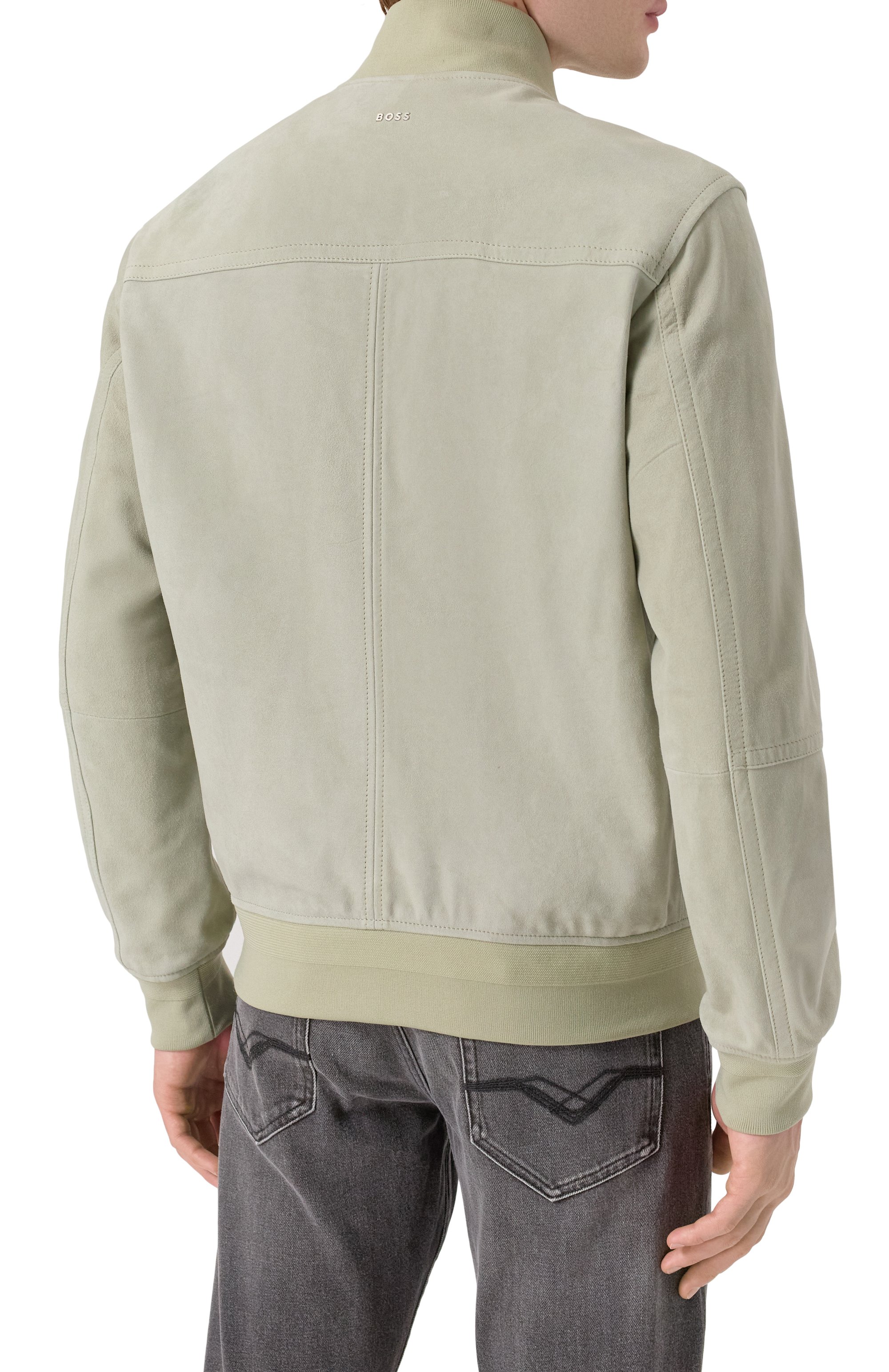 Замшевый бомбер BOSS ORANGE, арт. 50543505, фото 4