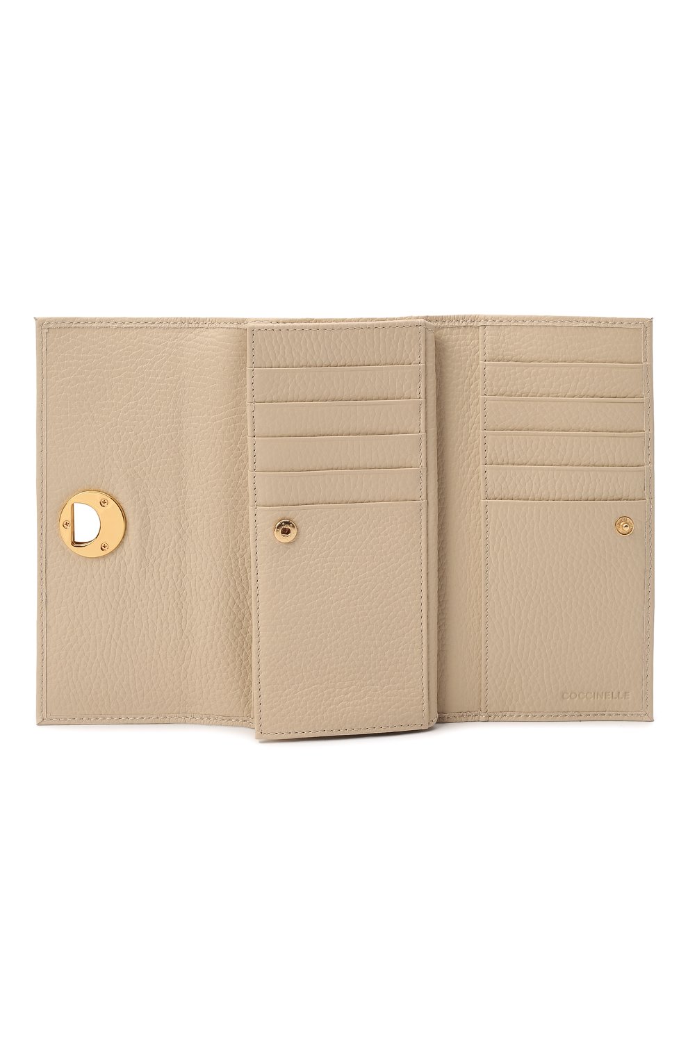 Кожаный кошелек COCCINELLE кремового цвета по цене 16300 руб., арт. E2 LD0 11 46 01, фото 3 Кожаный кошелек COCCINELLE, арт. E2 LD0 11 46 01, фото 3