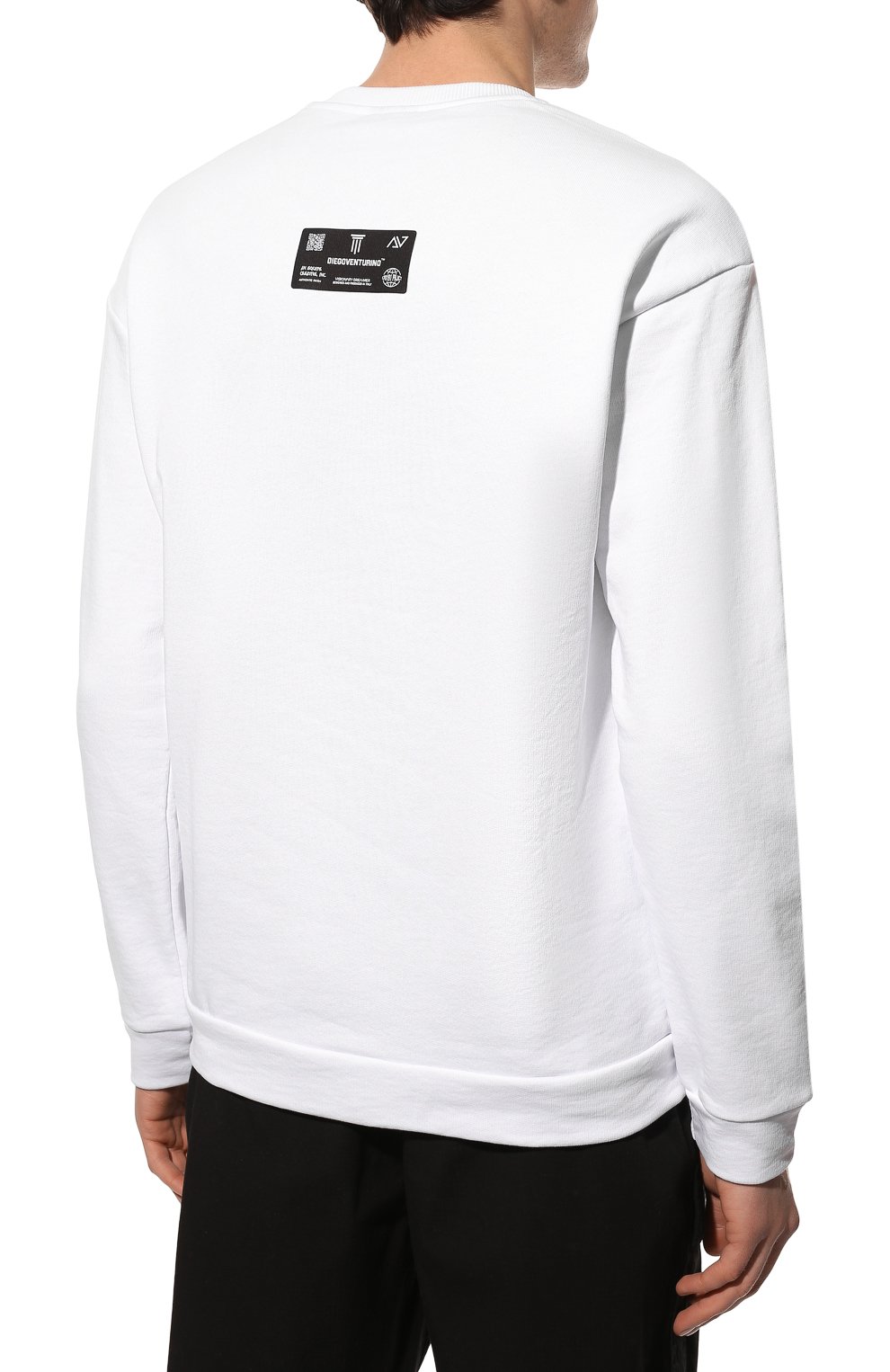 Хлопковый свитшот DIEGO VENTURINO, арт. SS22-DV FLG TAB, фото 4
