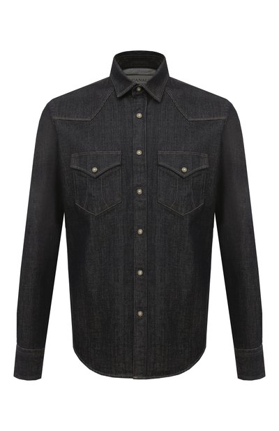 Мужская джинсовая рубашка CANALI, арт. CSL7018/GL02987