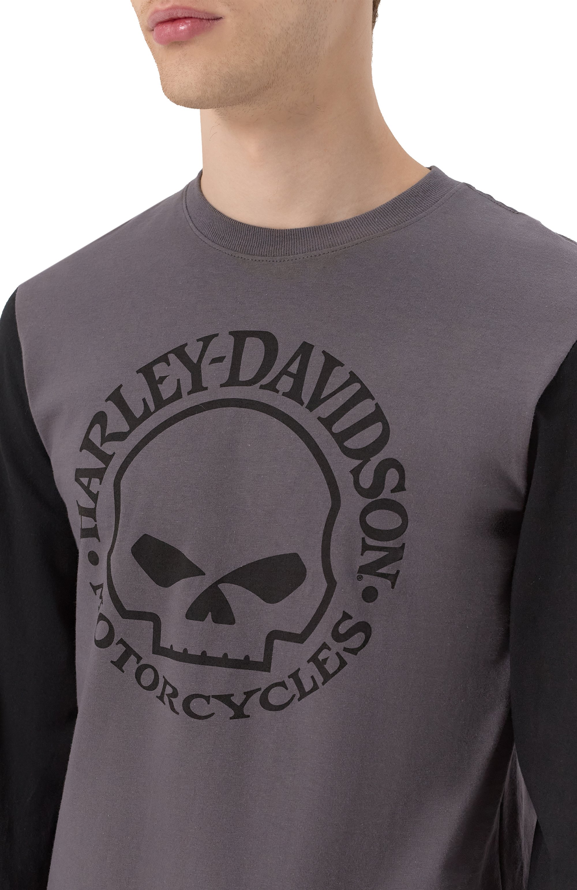 Хлопковый лонгслив HARLEY-DAVIDSON, арт. 99091-24VM, фото 5