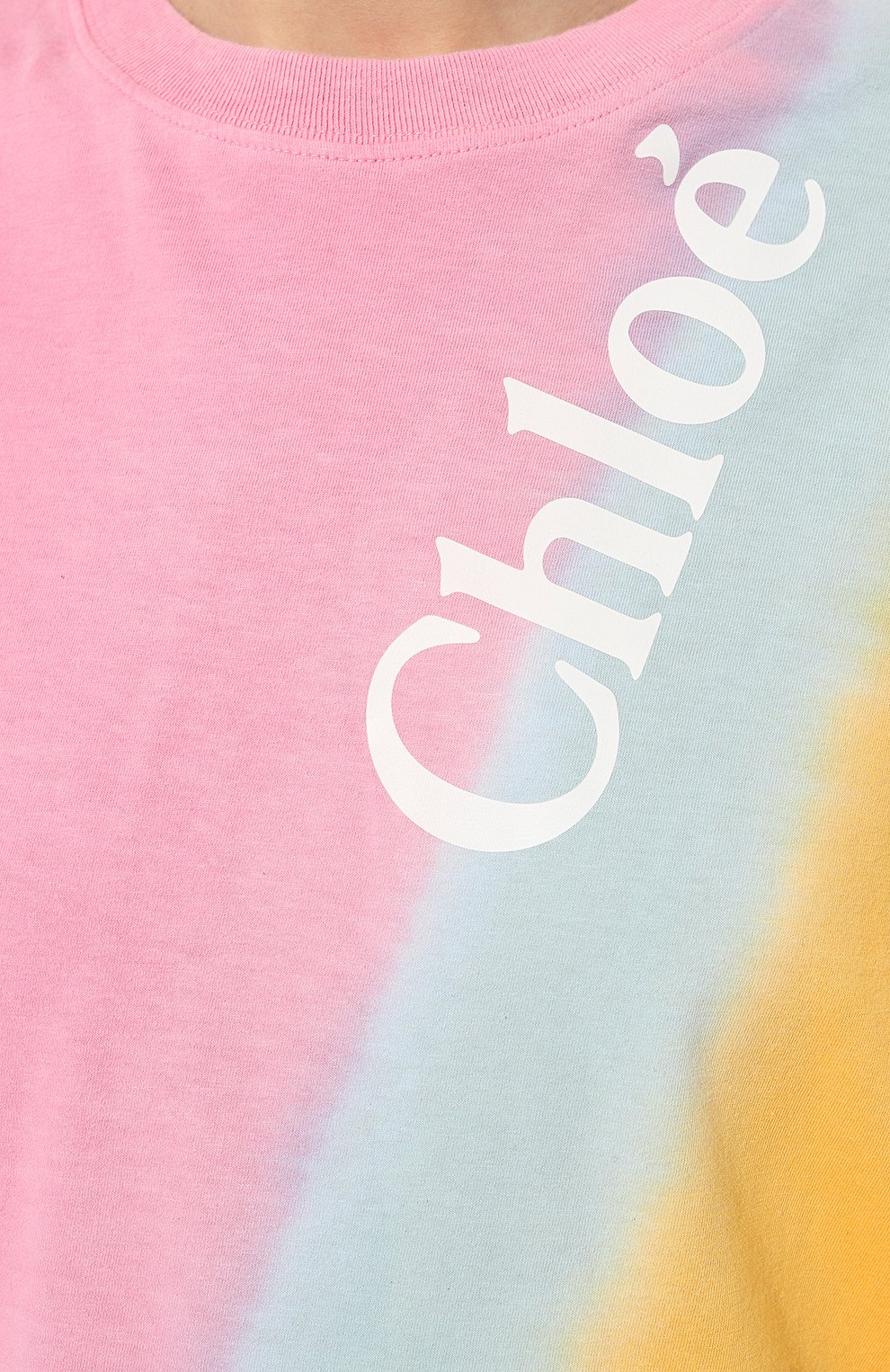 Хлопковая футболка CHLOÉ, арт. CHC23AJH01/181, фото 5