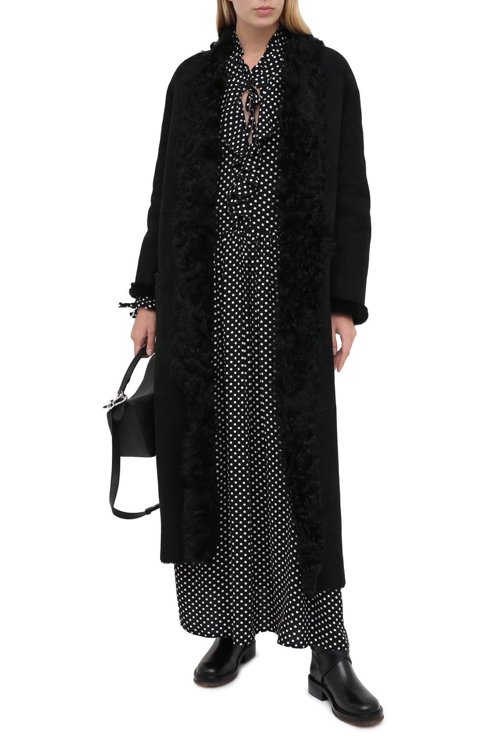 Дубленка SIMONETTA RAVIZZA черного цвета по цене 396000 руб., арт. CLELIA3/MNTN, фото 2 Дубленка SIMONETTA RAVIZZA, арт. CLELIA3/MNTN, фото 2