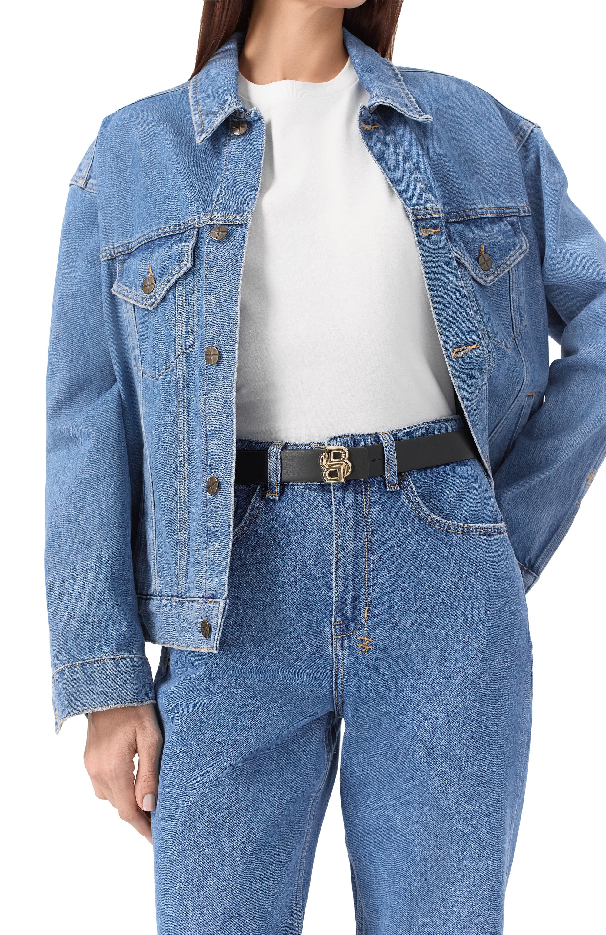 Кожаный ремень BOSS, арт. 50542193, фото 2