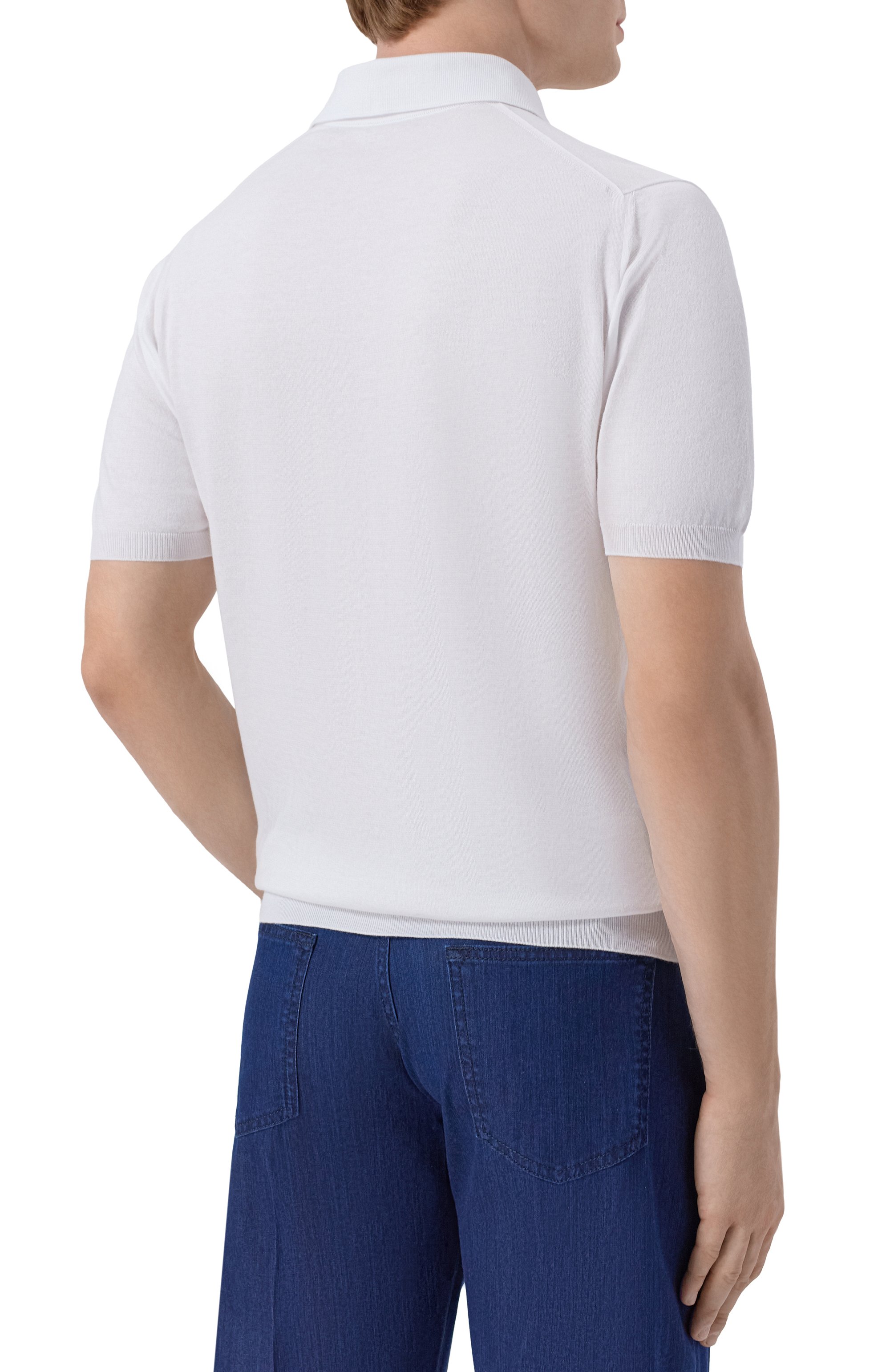 Хлопковое поло KITON, арт. UMKXX33_001, фото 4