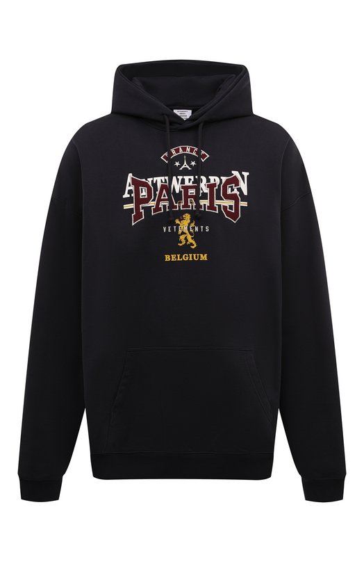 

Хлопковое худи VETEMENTS, Синий