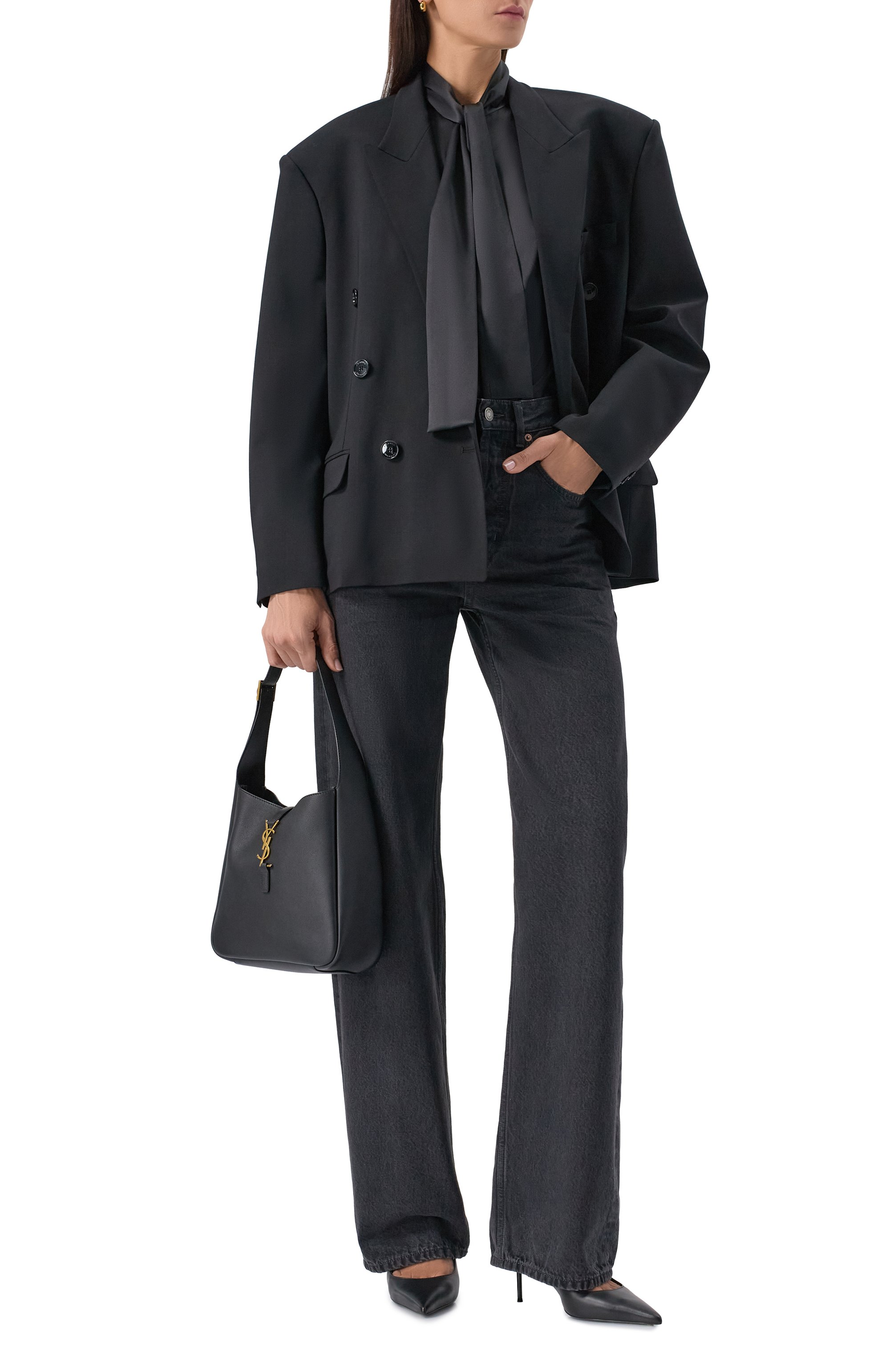 Сумка le 5 à 7 small SAINT LAURENT, арт. 713938/AAAUQ, фото 7