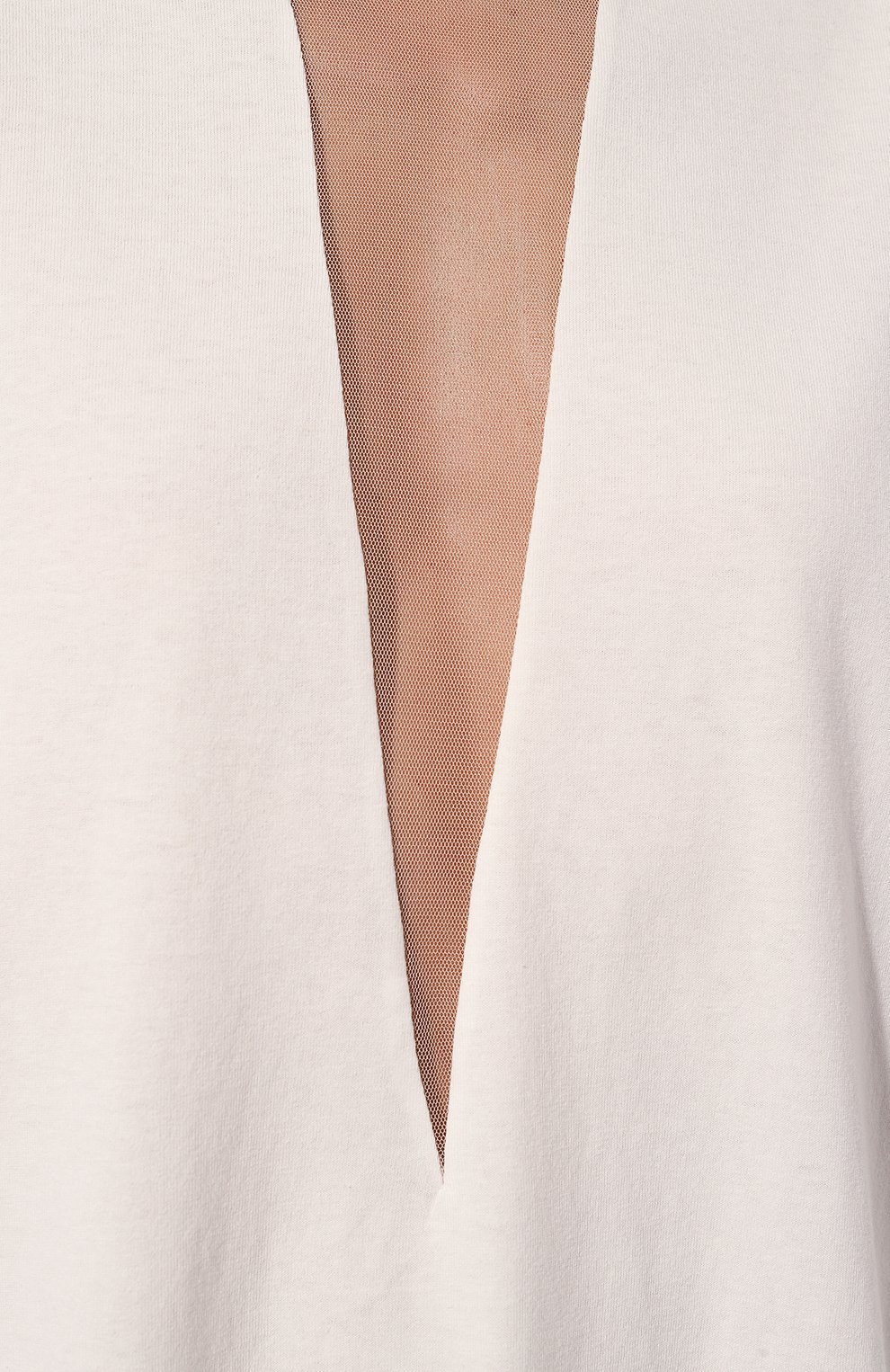 Хлопковая футболка MM6 кремового цвета по цене 34750 руб., арт. S52GC0288/S23962, фото 5 Хлопковая футболка MM6, арт. S52GC0288/S23962, фото 5