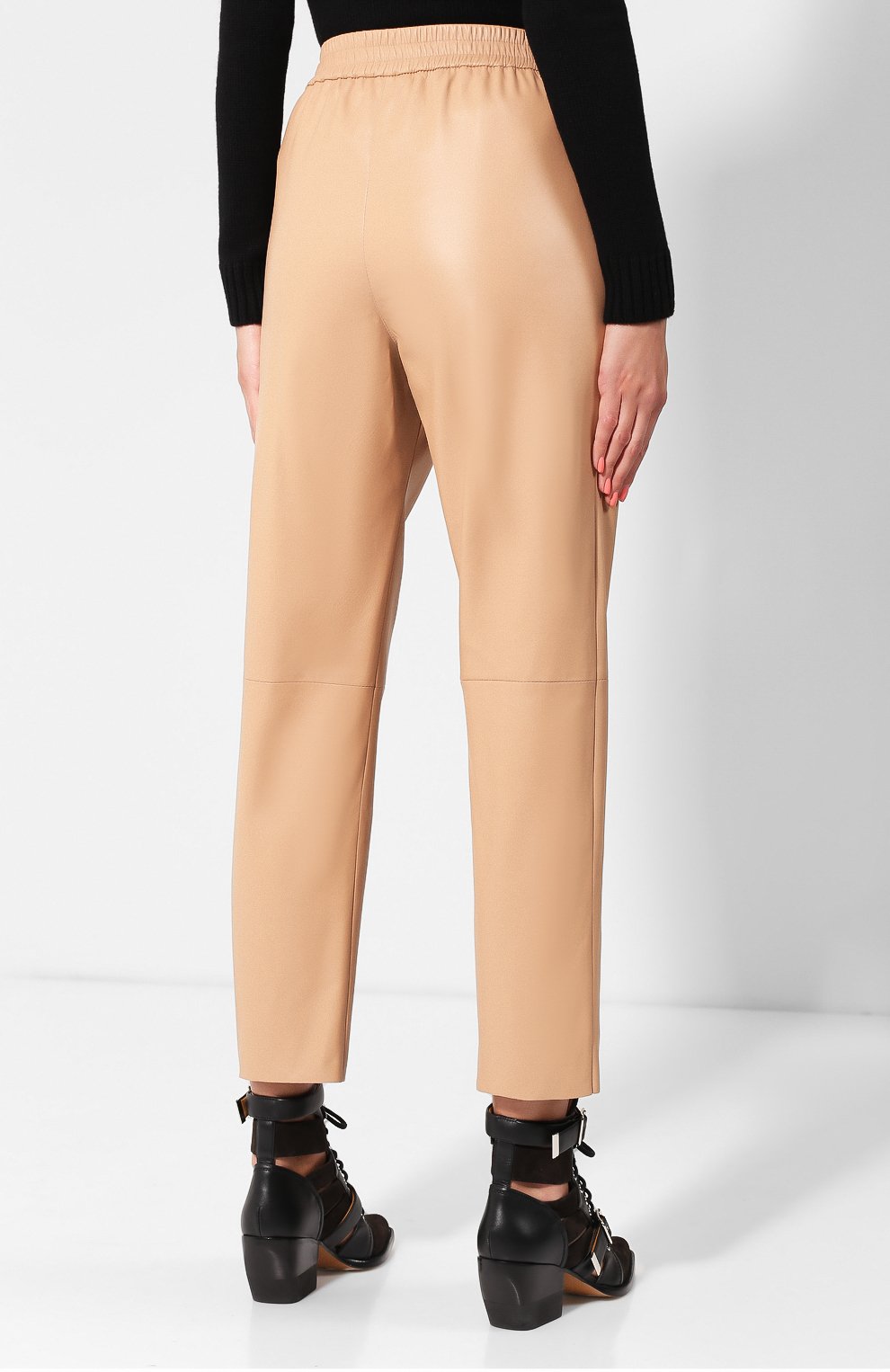 Кожаные брюки DROME, арт. DPD1852VC/D400C, фото 4